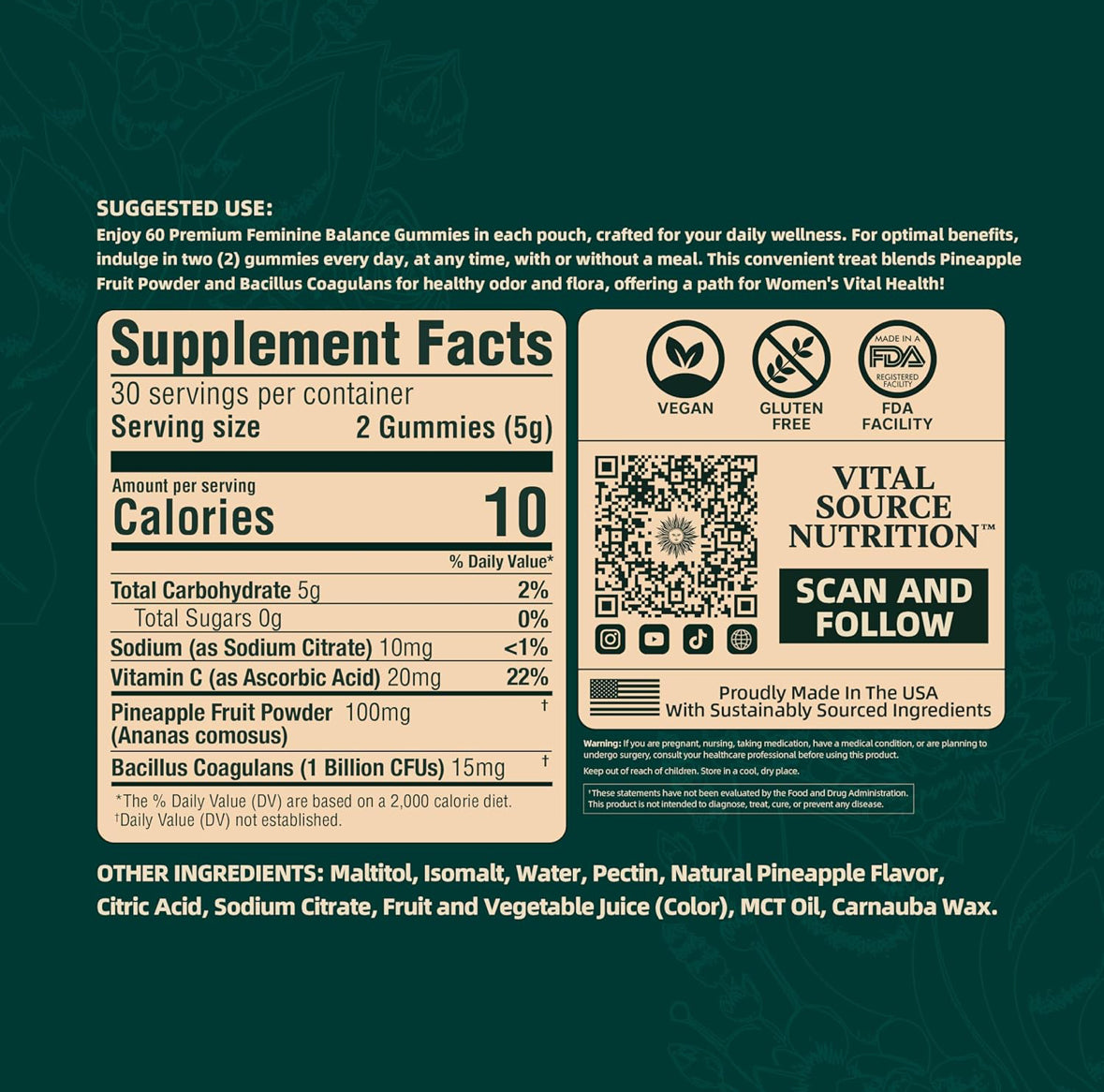 FERRUCIO™ Feminine Balance Gummies
