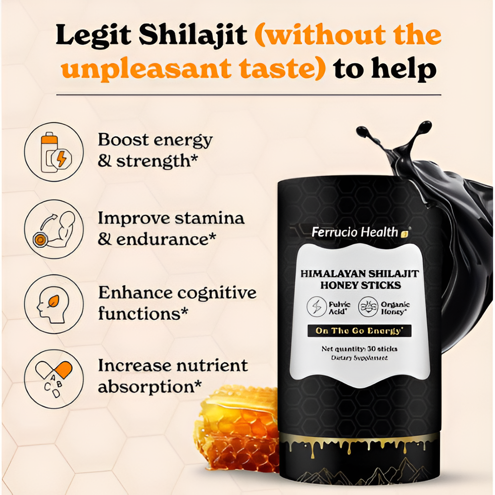 Ferrucio™ - Himilayan Shilajit Honey Sticks