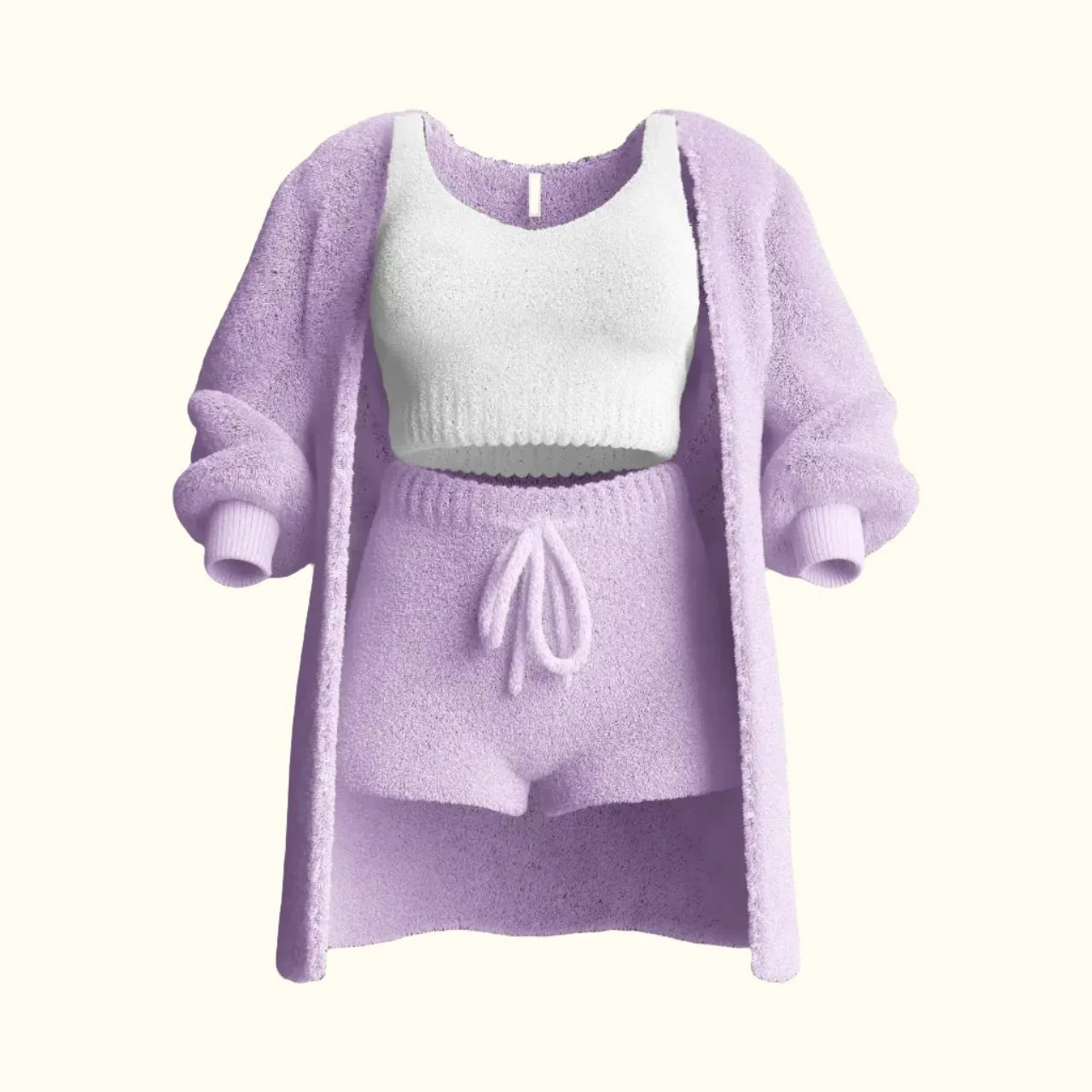 Cozy Three-Piece Fleece Set