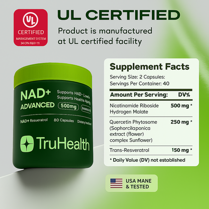 NAD+ Advanced Reversed Aging & Health Supplement