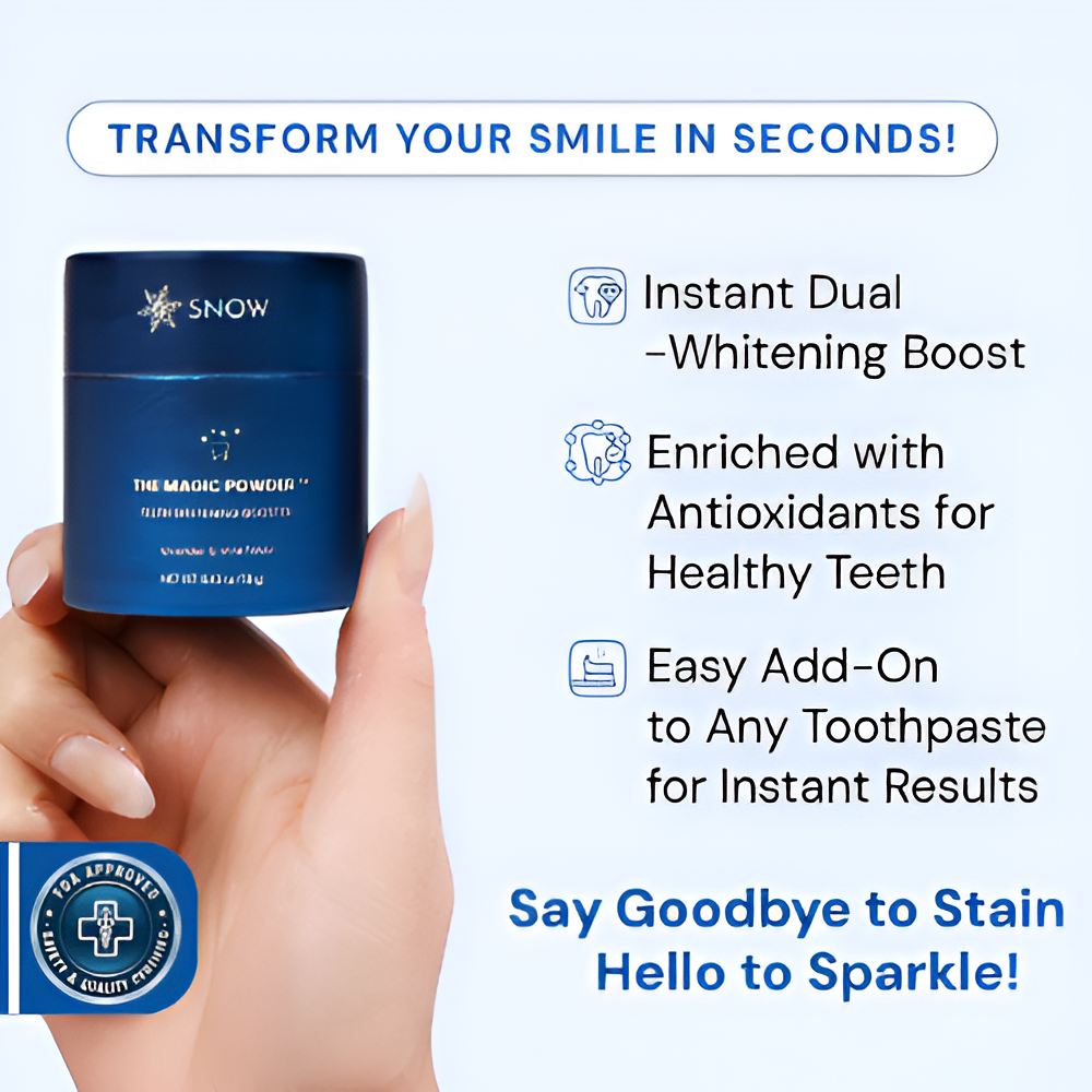 Ferrucio™ - Magic SNOW Teeth Whitening Powder